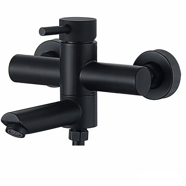 Змішувач для ванни MIXXUS SUS-009 Euro з нержавіючої сталі SUS304 Black (MI6044)