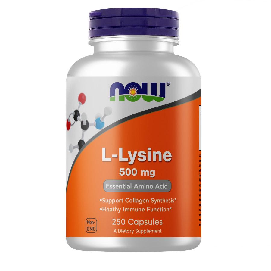 Амінокислота NOW L-Lysine 500 мг 250 капс. (4382)