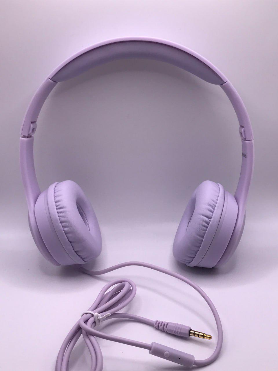 Навушники накладні провідні Hoco W21 з мікрофоном