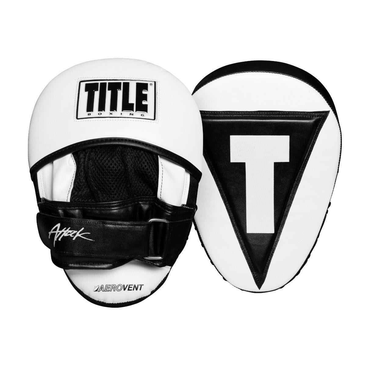 Лапи боксерські TITLE Boxing Attack Big-T Punch Mitts 2.0 White/Black (3070041625)