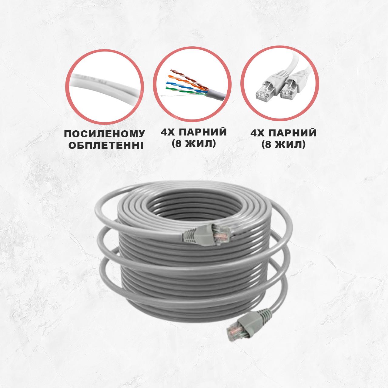 Витая пара Kabelist 200 м U/UTP Cat5e 24AWG 1000 Мбит/с (88051sk) - фото 4