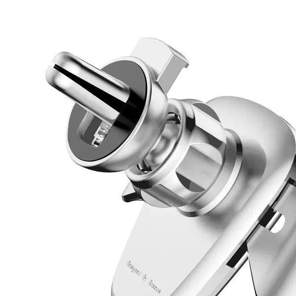 Автомобильный держатель для телефона BASEUS Gravity Car Mount Silver (SSUYL-0S) - фото 8 Автомобильный держатель для телефона BASEUS Gravity Car Mount Silver (SSUYL-0S) - фото 8