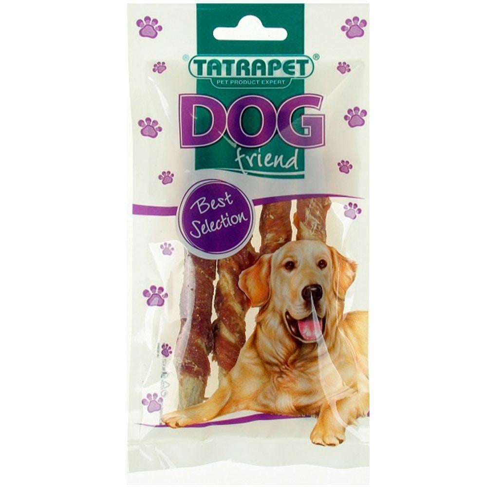 Лакомство для собак TatraPet DOG friend Палочки с утиной кожи с курицей 4 шт. 45 г (1747658200)