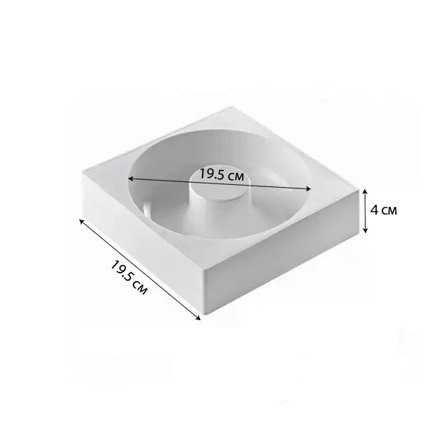 Форма силіконова для євроторту Пончик 19,5х19,5 см (2356744499) - фото 5