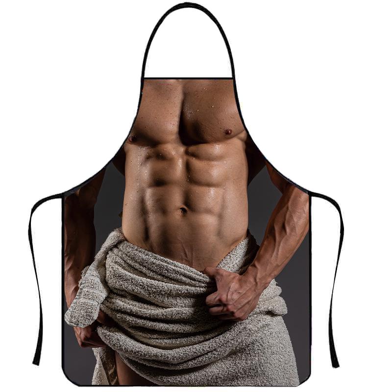 Фартук с приколом для мужчин мужчина с полотенцем 80x60 см Разноцветный (50239) Фартук с приколом для мужчин мужчина с полотенцем 80x60 см Разноцветный (50239)