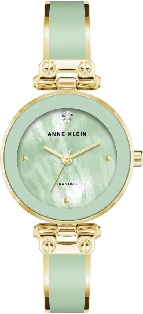 Наручные часы женские Anne Klein AK/1980MIGB с золотистым циферблатом и стальным браслетом Наручные часы женские Anne Klein AK/1980MIGB с золотистым циферблатом и стальным браслетом