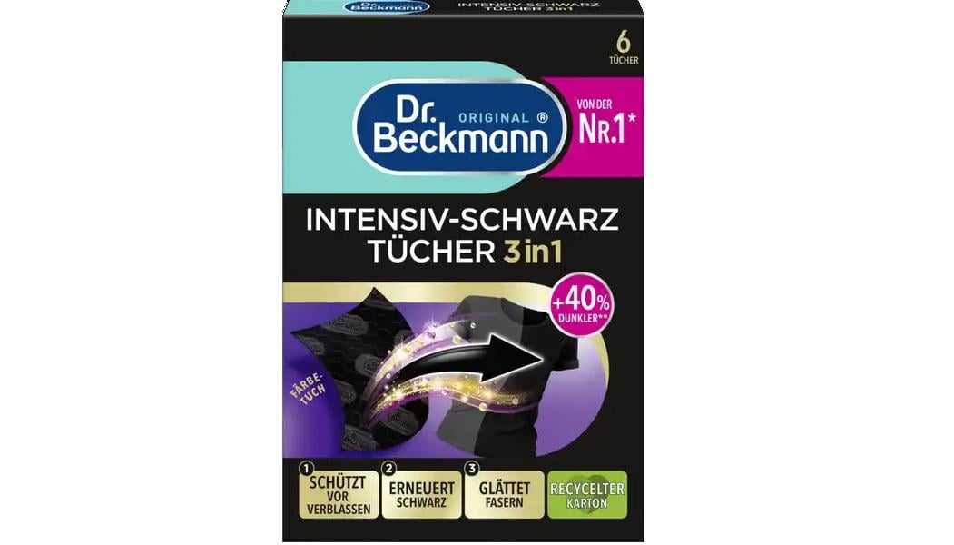 Серветки Beckmann для чорної білизни 6 шт. (13309834)