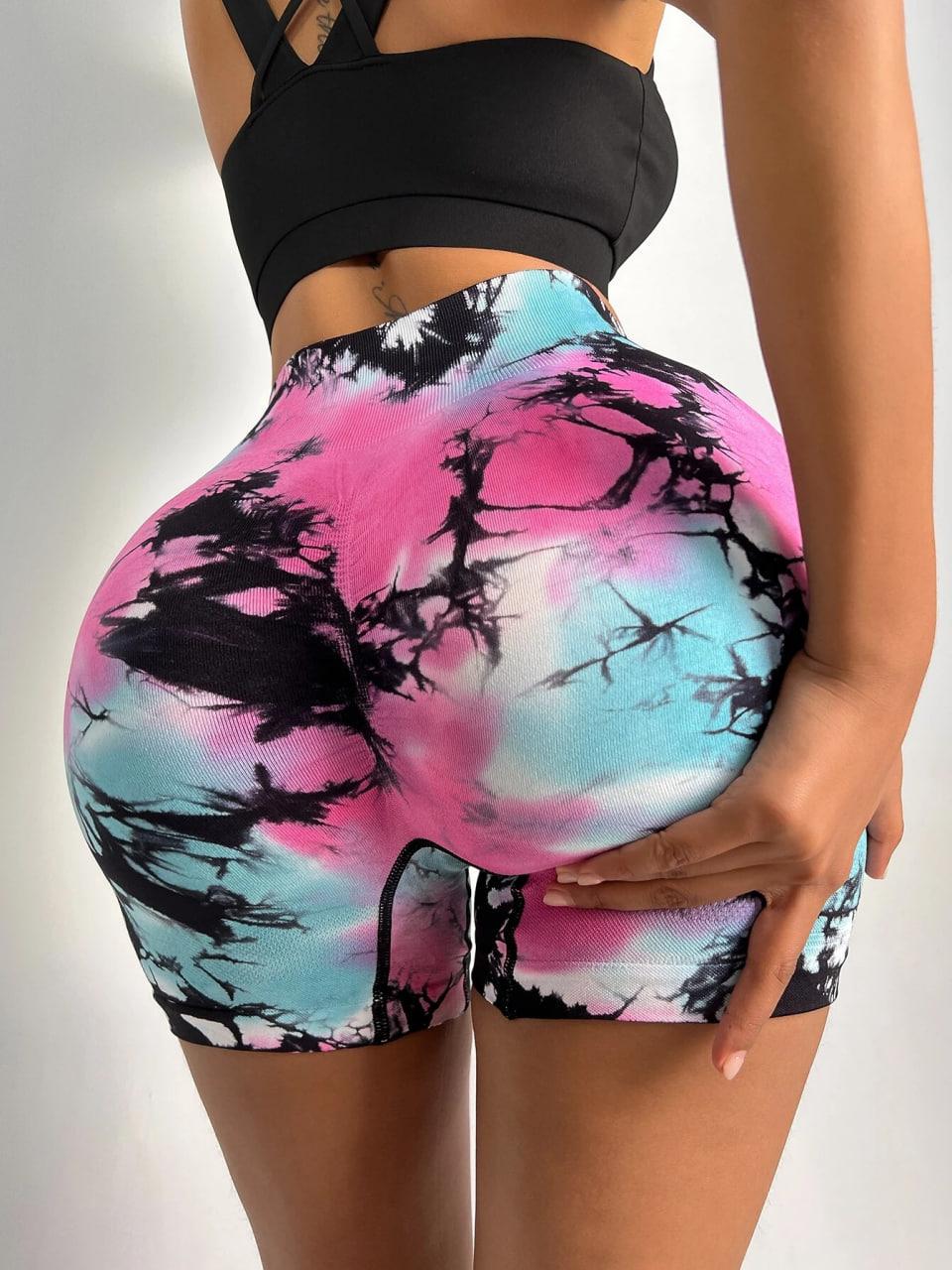 Шорти з мармуровим принтом L Рзнокольоровий (PSH01L) - фото 4 Шорти з мармуровим принтом L Рзнокольоровий (PSH01L) - фото 4