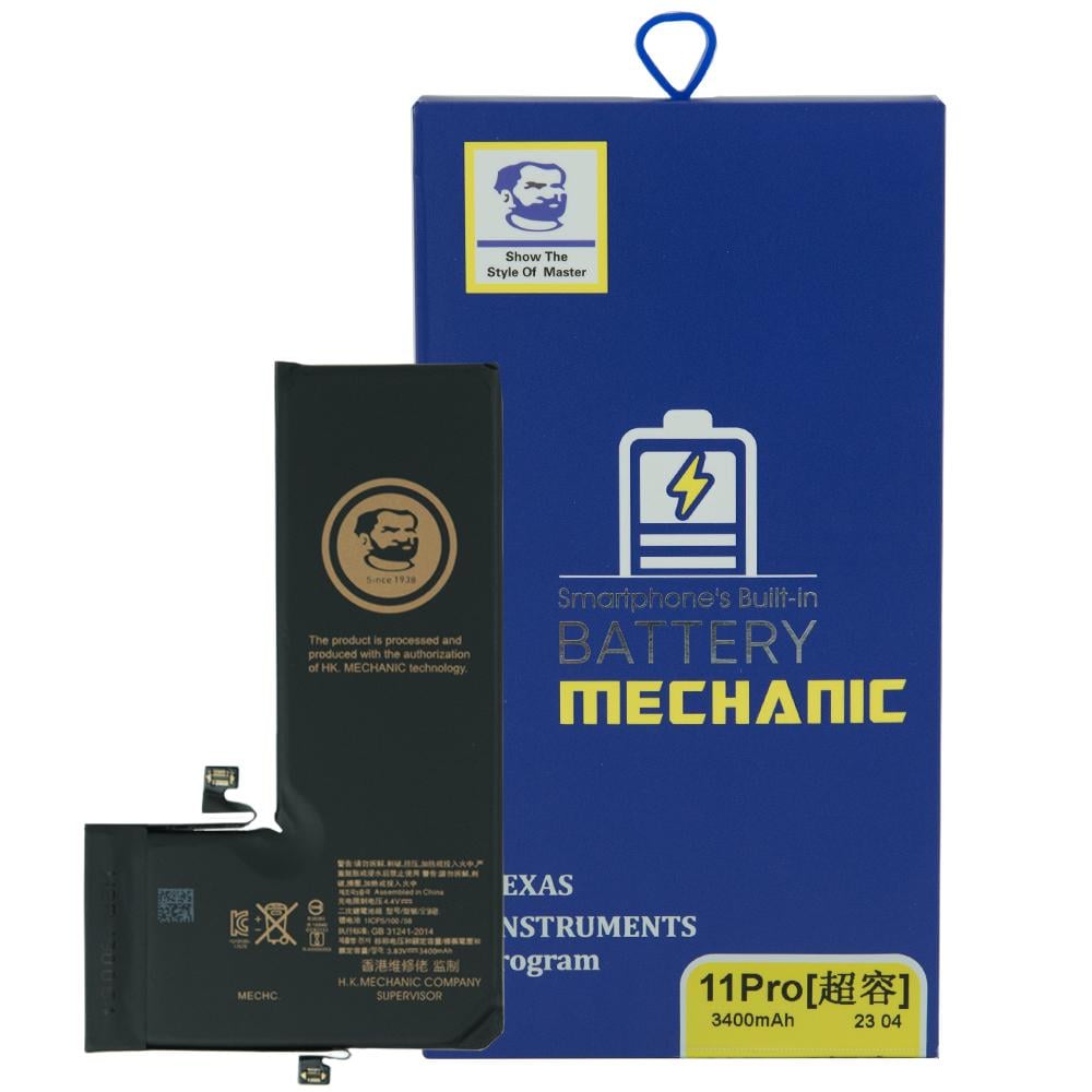 Акумулятор Mechanic для iPhone 11 Pro Збільшена ємність 3400mAh