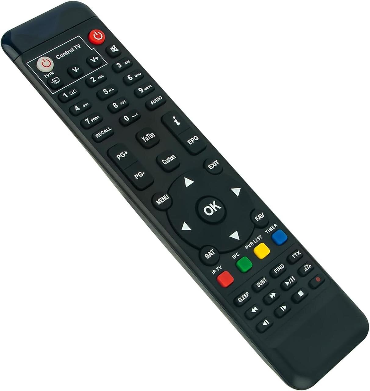 Пульт дистанционного управления ALLIMITY для спутниковых ресиверов FreeSat и GTmedia V8 инфракрасный 18 кнопок