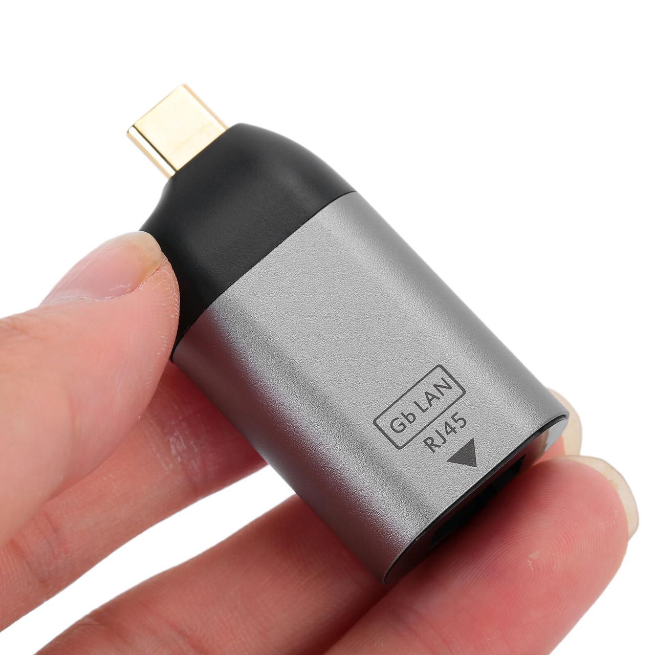 Карта сетевая Type-C to RJ45 Ethernet Addap UC2RJ45-01 для интернет подключения до 1 Гбит/с - фото 9