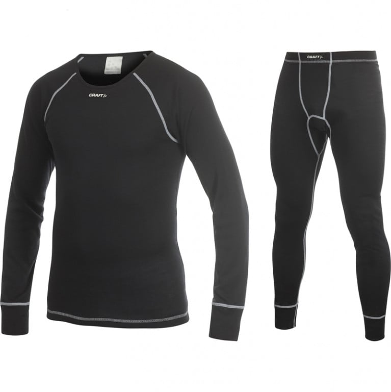 Термобелье мужское Craft Warm Multi 2-Pack M-L Black (iz12358)