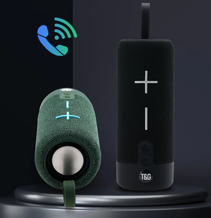 Колонка портативная Bluetooth TG619 Green (2135321607) - фото 2