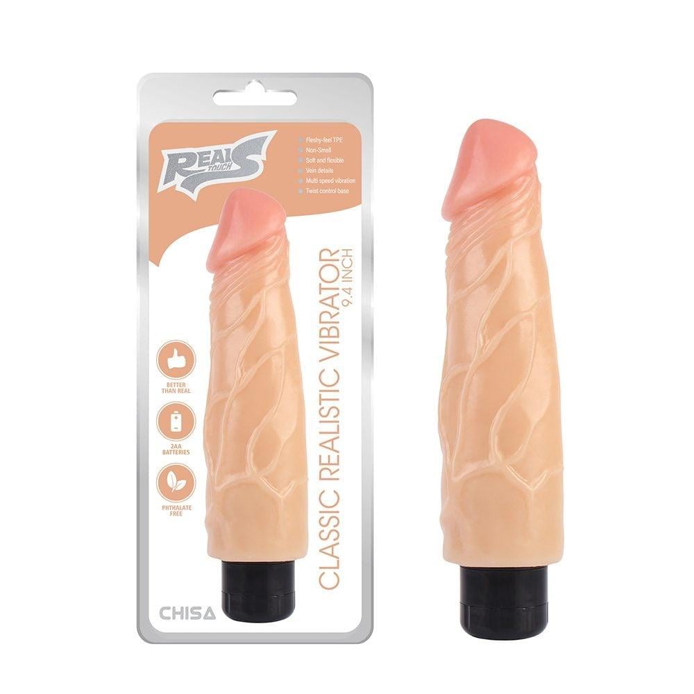 Вибратор реалистичный Chisa Real Touch S Classic Бежевый (77208/CN-101887720)