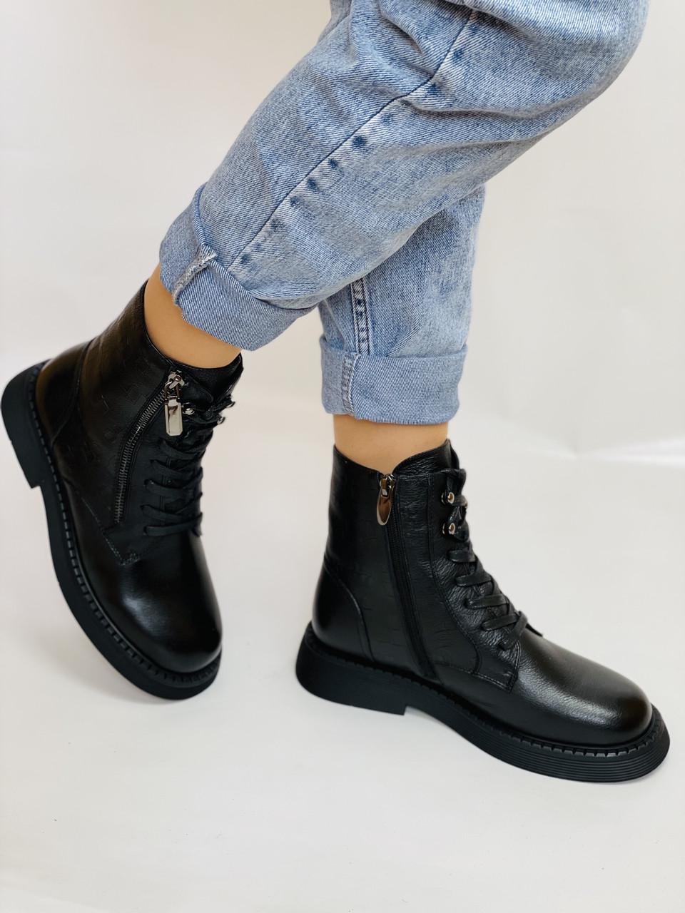 Ботинки женские зимние Molka р. 40 25,5 см Черный (2667)