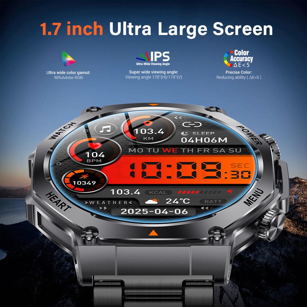 Смарт-часы Smart Mevaden Ultra Steel 2 ремешки (2043) - фото 6 Смарт-часы Smart Mevaden Ultra Steel 2 ремешки (2043) - фото 6