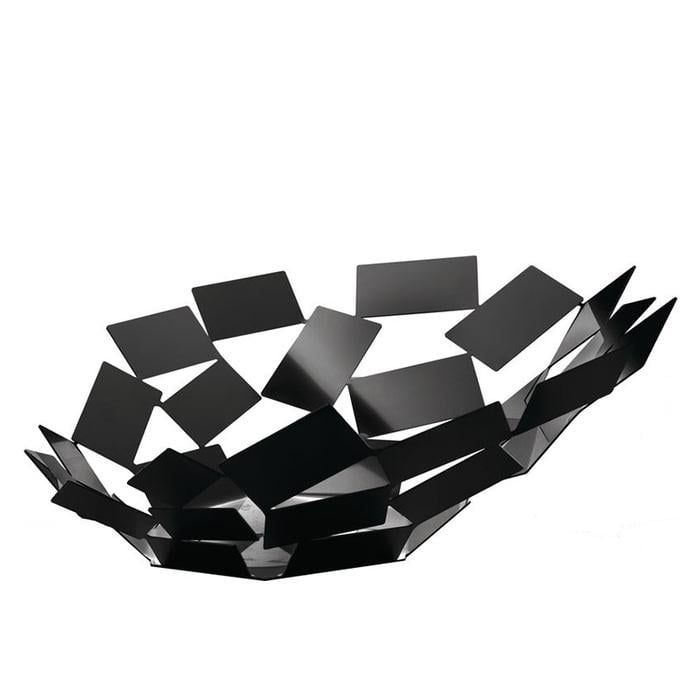 Блюдо Alessi Scirocco 41,6х15х37,5 см Чорний (2522505)