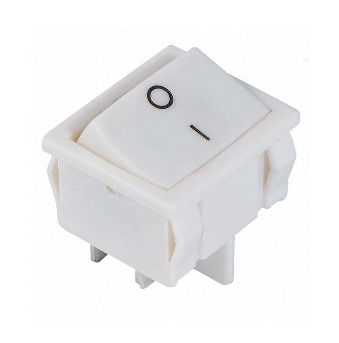 Переключатель одноклавишный АСКО-УКРЕМ KCD1-6-201 Wh/Wh Белый (27878350)