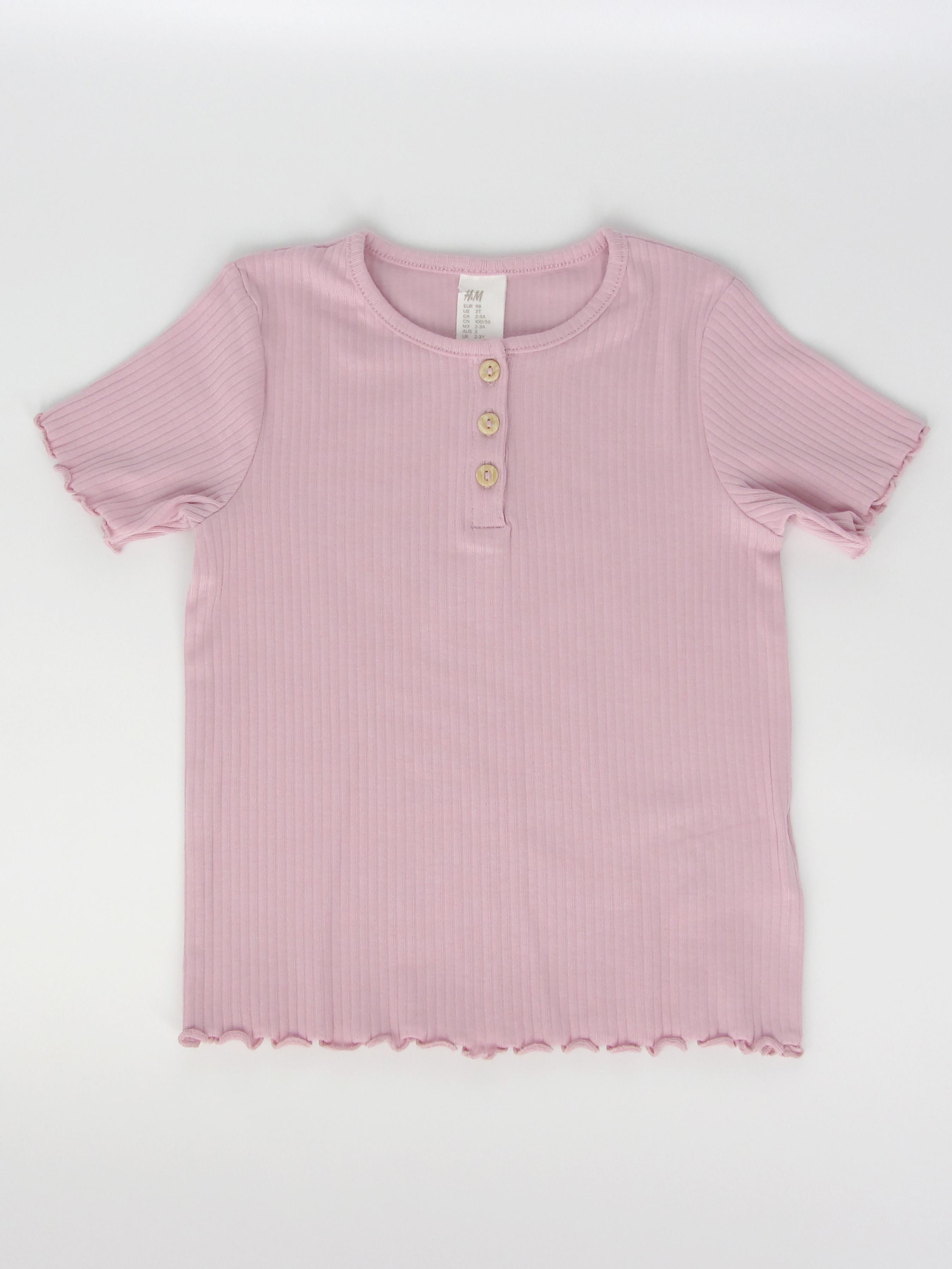 Футболка H&M 104 см Рожевий (A24121162234)