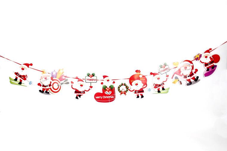 Новорічна гірлянда Санта-Клаус 280 см Різнокольоровий (9325)