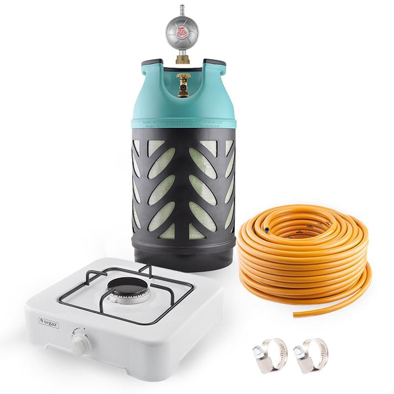 Набор газовый баллон Nord Camp 24,5 л/редуктор/шланг/портативная плита OR-101/хомуты (NC00940)