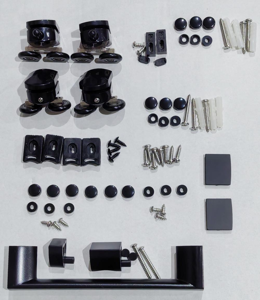 Дверь в нишу MIXXUS Premium DIVERSE SD01-120x185-TR прозрачное стекло 5 мм Black (MI6877) - фото 6 Дверь в нишу MIXXUS Premium DIVERSE SD01-120x185-TR прозрачное стекло 5 мм Black (MI6877) - фото 6