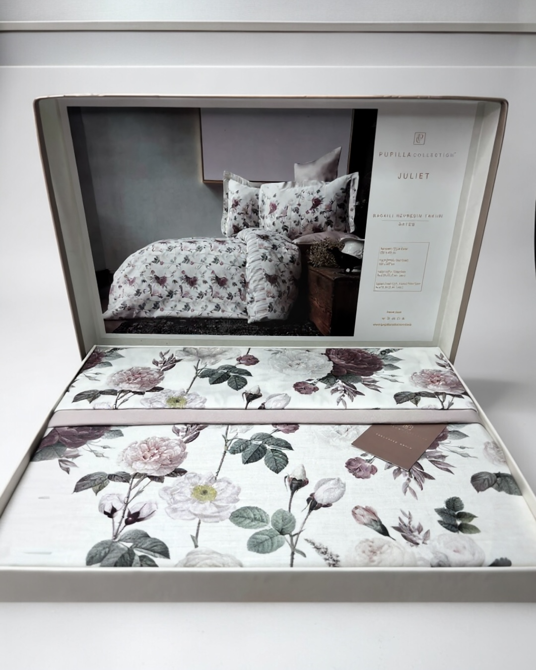 Постільна білизна Pupilla Троянди на білому фоні євро сатин 4 наволочки 50х70 см (2630755288) - фото 2 Постільна білизна Pupilla Троянди на білому фоні євро сатин 4 наволочки 50х70 см (2630755288) - фото 2