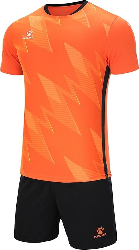 Комплект футбольной формы KELME MADRID 8251ZB1004.9907 S Оранжево-черный