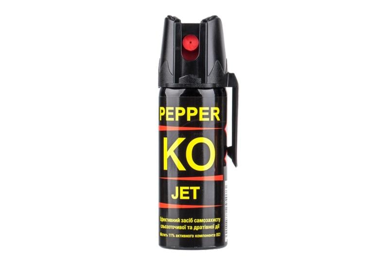 Баллончик перцовый Klever Pepper KO Jet струйный 50 мл (BALLKJet50ML)