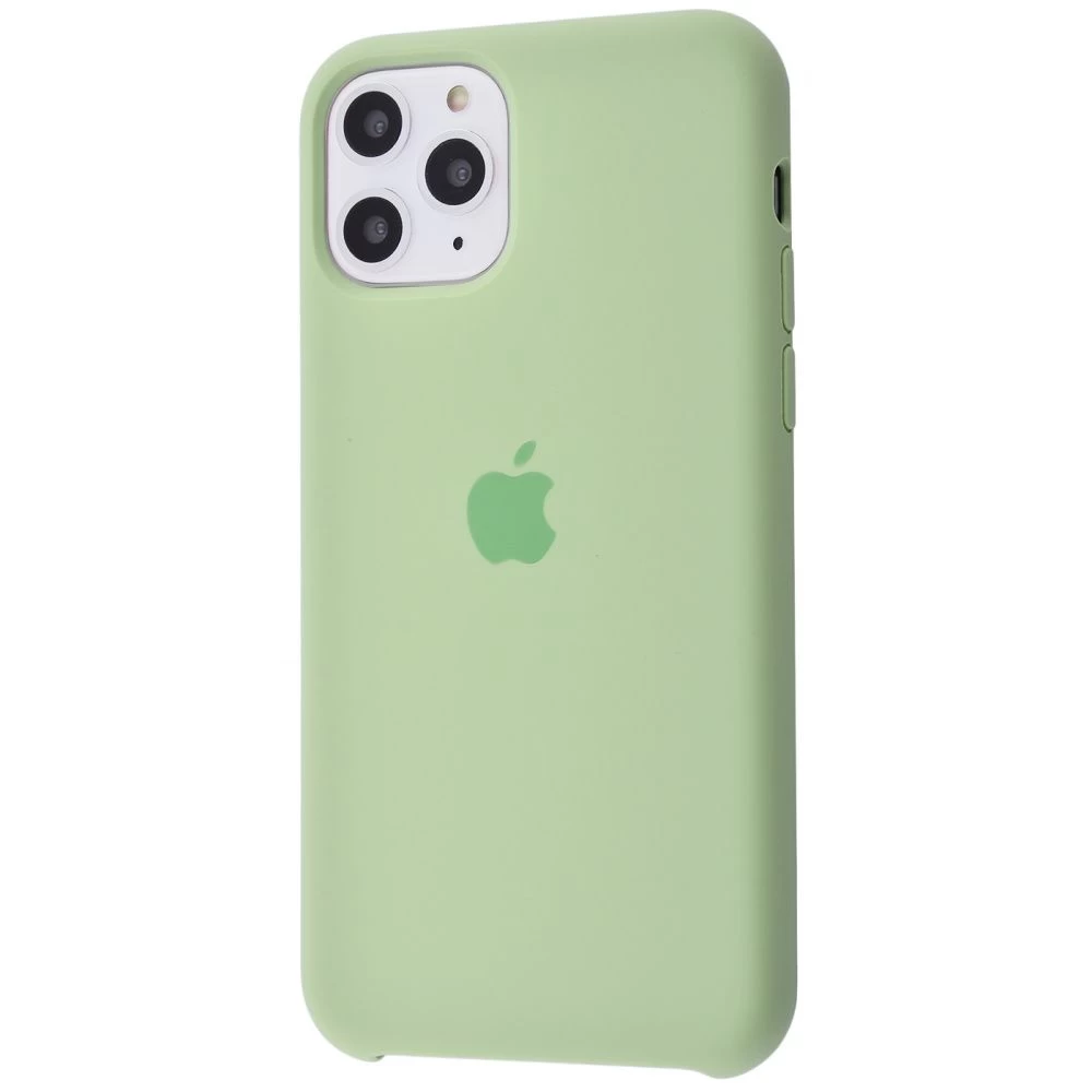 Силиконовый Чехол Накладка Silicone Case для iPhone 11 Pro Max Закрытый низ Green Силиконовый Чехол Накладка Silicone Case для iPhone 11 Pro Max Закрытый низ Green