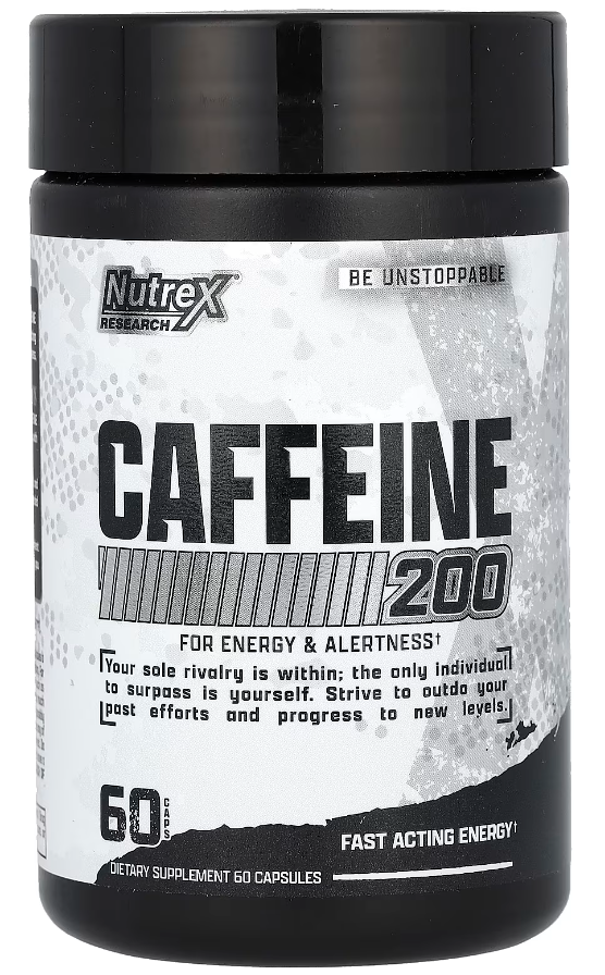 Кофеин безводный Nutrex Caffeine 60 капсул Кофеин безводный Nutrex Caffeine 60 капсул