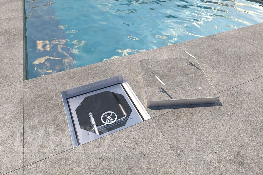 Люк ревізійний MasterLuki Лайт Герметичний 300х300 мм підлоговий під плитку/паркет - фото 4 Люк ревізійний MasterLuki Лайт Герметичний 300х300 мм підлоговий під плитку/паркет - фото 4