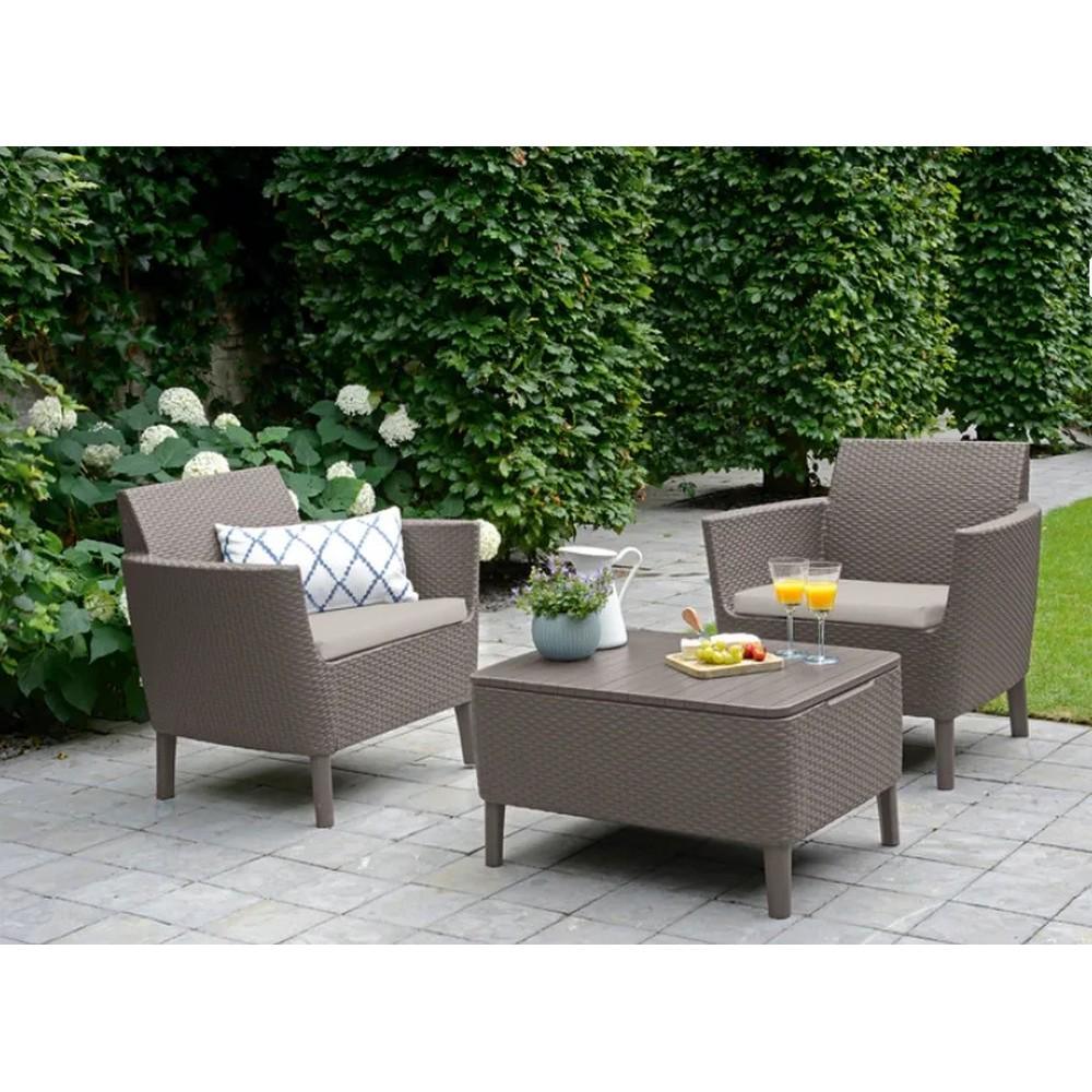 Стол-сундук садовый Keter Salemo table Капучино (247267) - фото 3