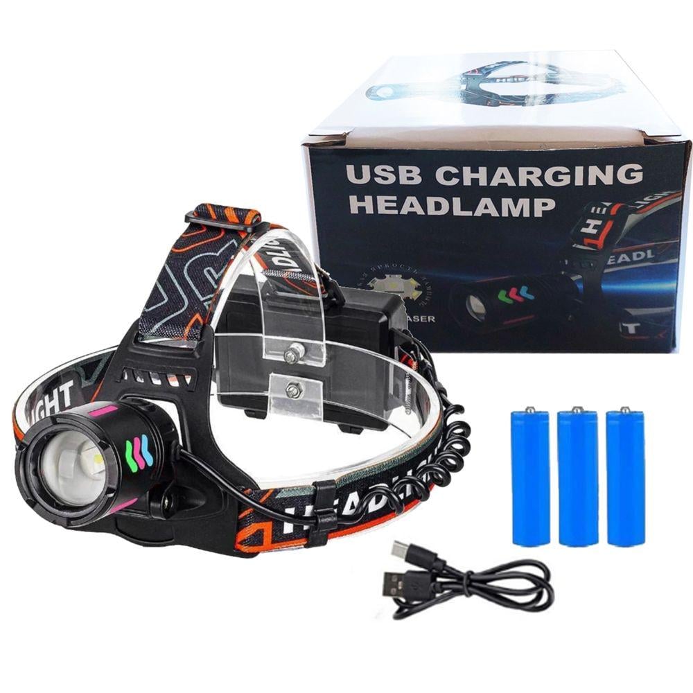 Фонарь налобный однорежимный PLD-8096 3x18650