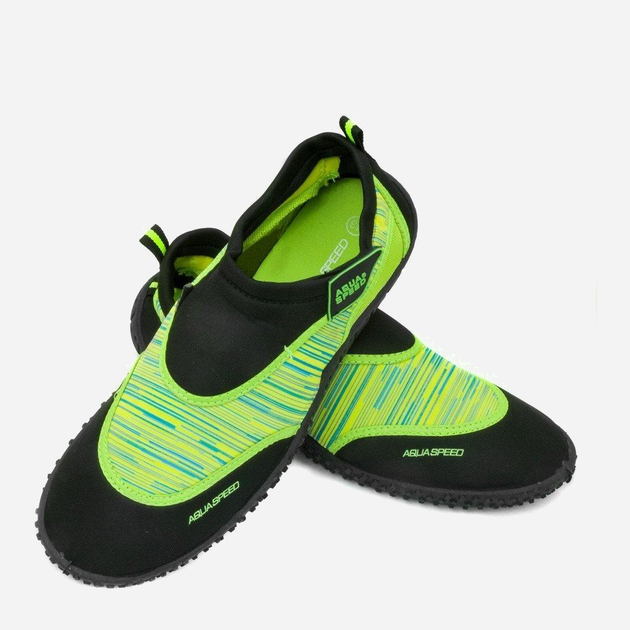 Аквашузи Aqua Speed AQUA SHOE MODEL 2B 6575 р. 43 Чорний/Зелений (673-2B 43)