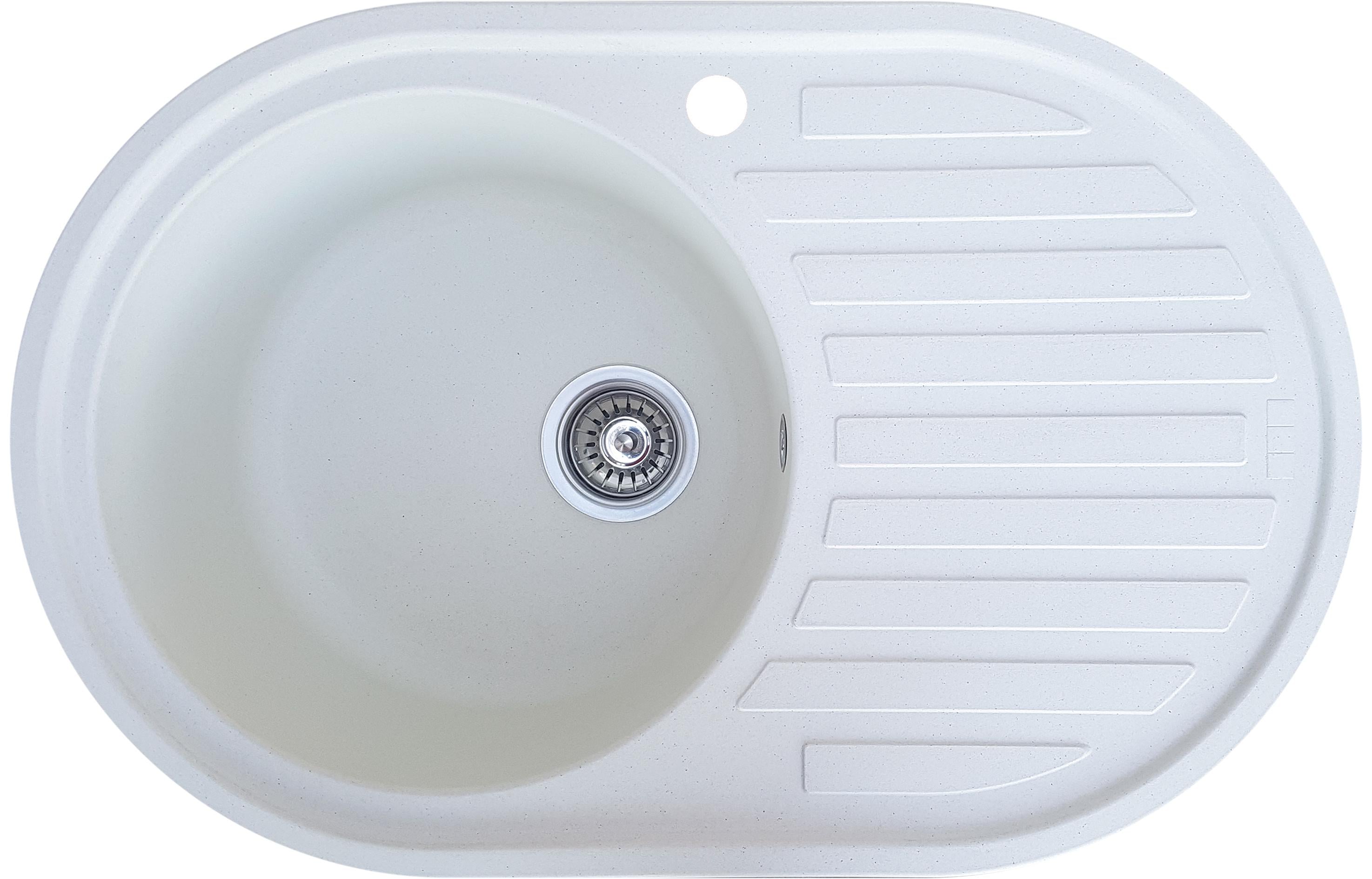 Мойка кухонная Valetti 27R 770х500 мм Белый