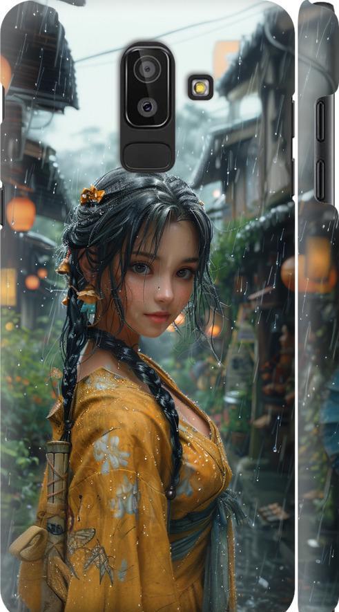 Чехол на Samsung Galaxy J8 2018 Anime-girl (6133m-1511-42517)
