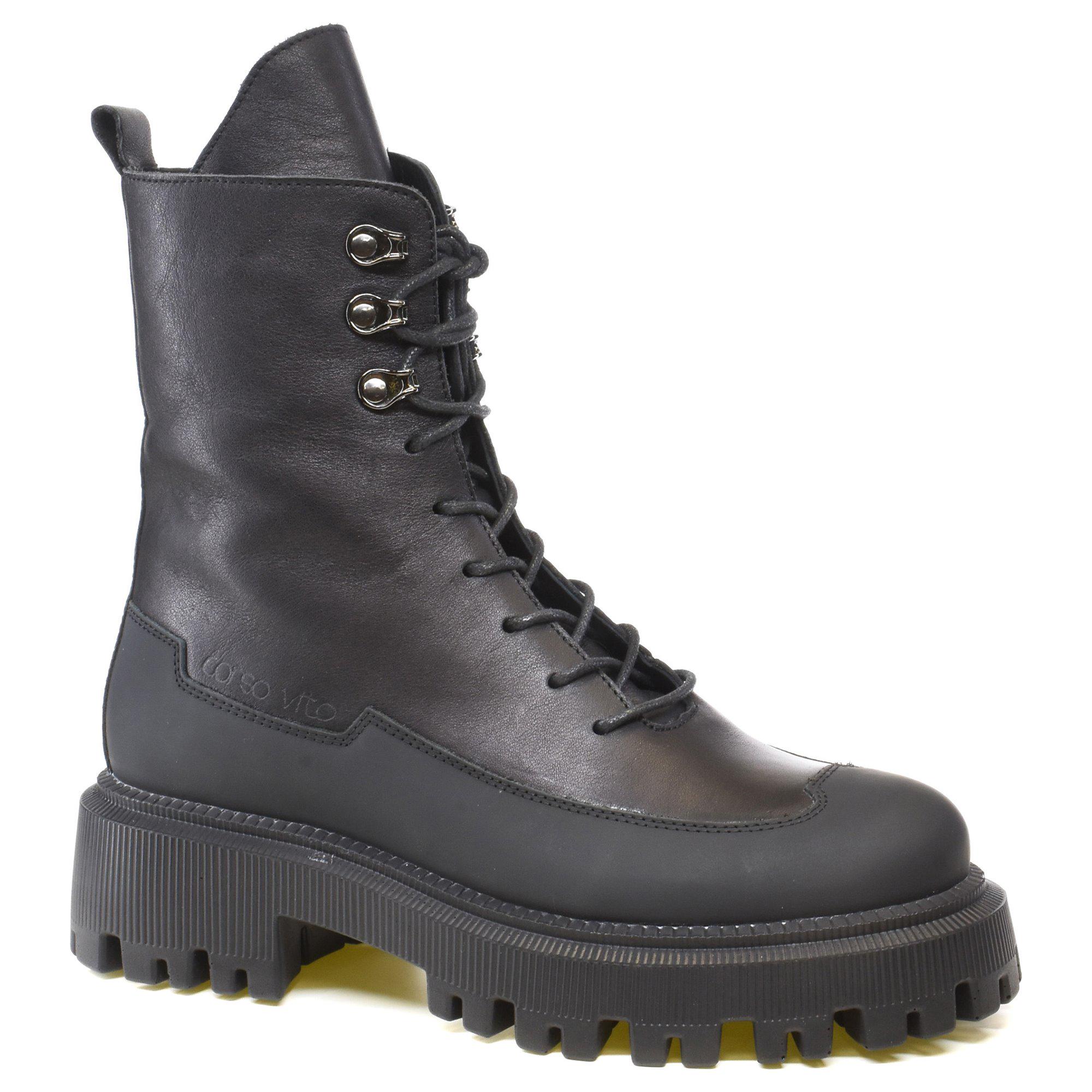 Ботинки зимние женские Corso Vito р. 37 Черный (013657-37)