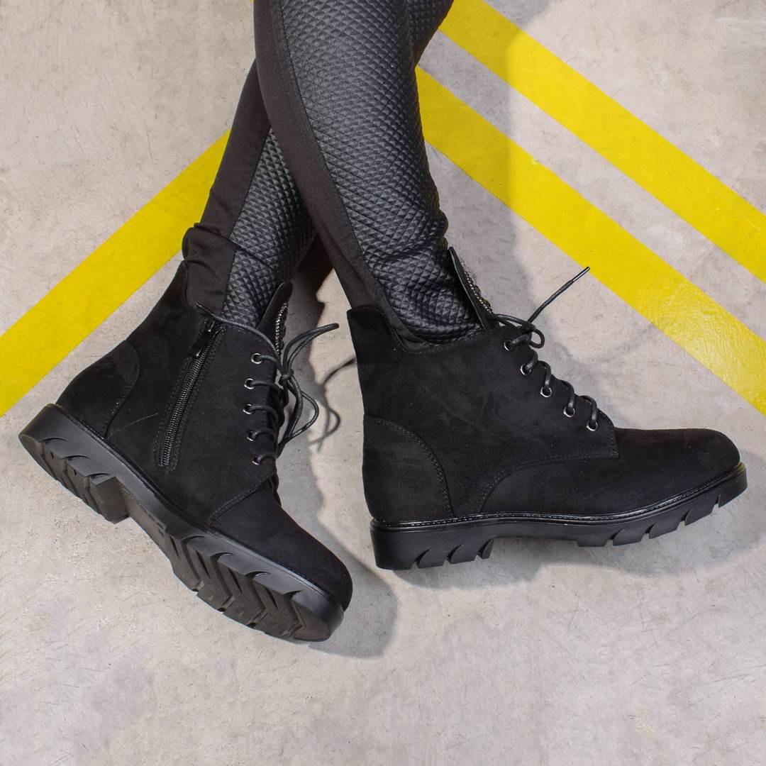 Ботинки женские на шнуровке 321616 р. 41 25,5 см