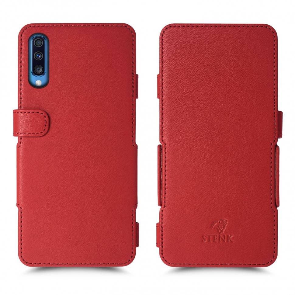 Чехол книжка Stenk Prime для Samsung Galaxy A70 Красный (63754)
