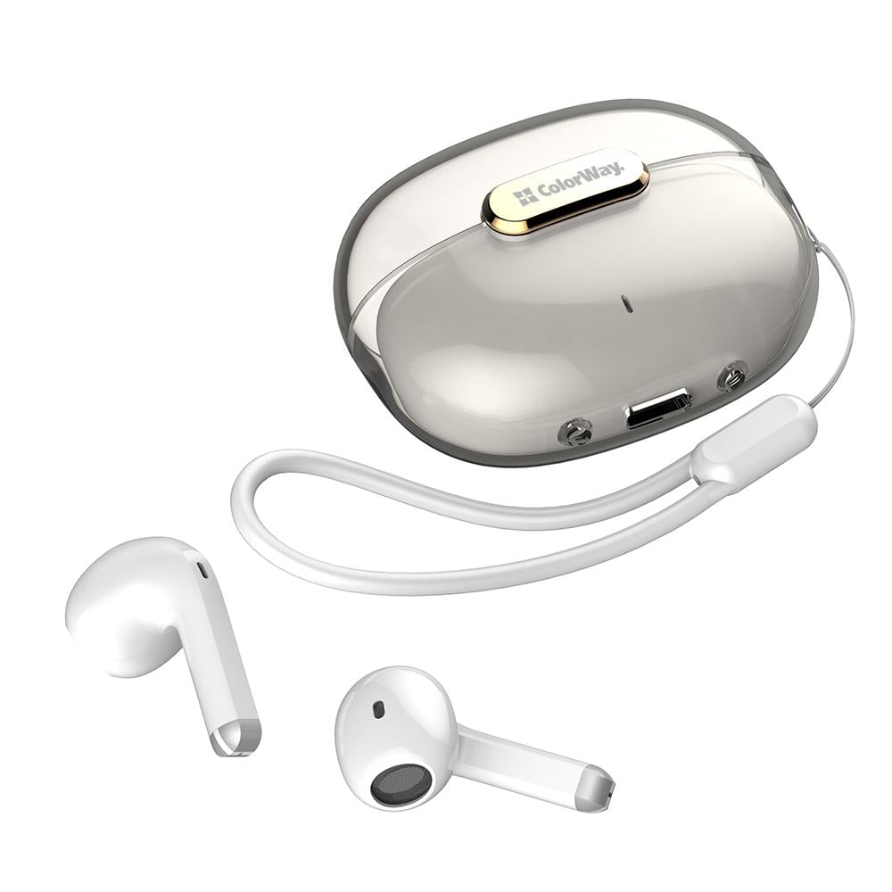 Навушники СolorWay Slim TWS-2 Earbuds White (CW-TWS2WT) - фото 18