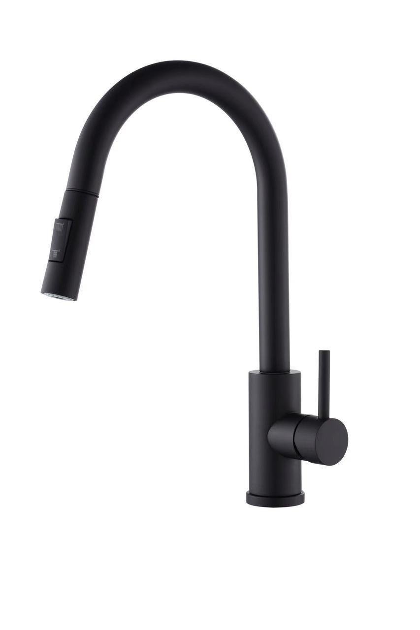 Смеситель для кухни VBI FLUSSO Black (2808388668)