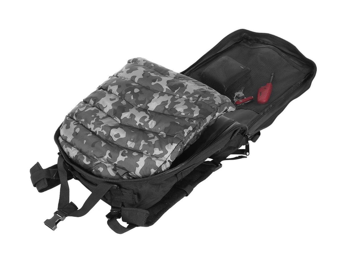 Рюкзак военный водонепроницаемый Trizand с креплением MOLLE 38 л Черный (27917685) - фото 5 Рюкзак военный водонепроницаемый Trizand с креплением MOLLE 38 л Черный (27917685) - фото 5