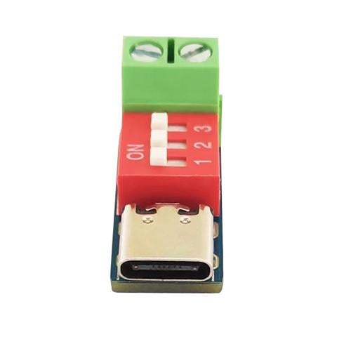 Тригер швидкої зарядки Type C PD QC 5-20 В Dial код до 100 Вт CH224K