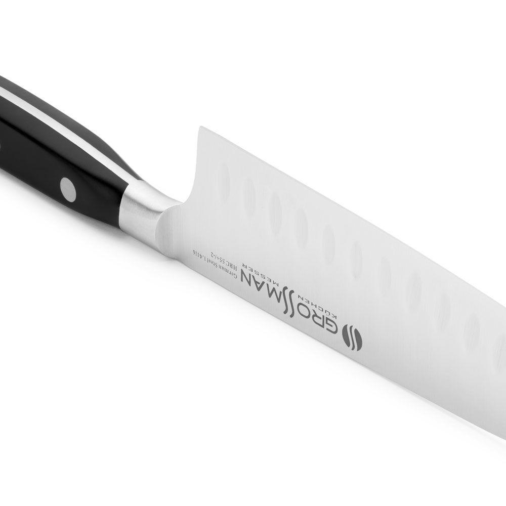 Ніж кухонний сантоку Grossman Elite Pro (26468165) - фото 4 Ніж кухонний сантоку Grossman Elite Pro (26468165) - фото 4