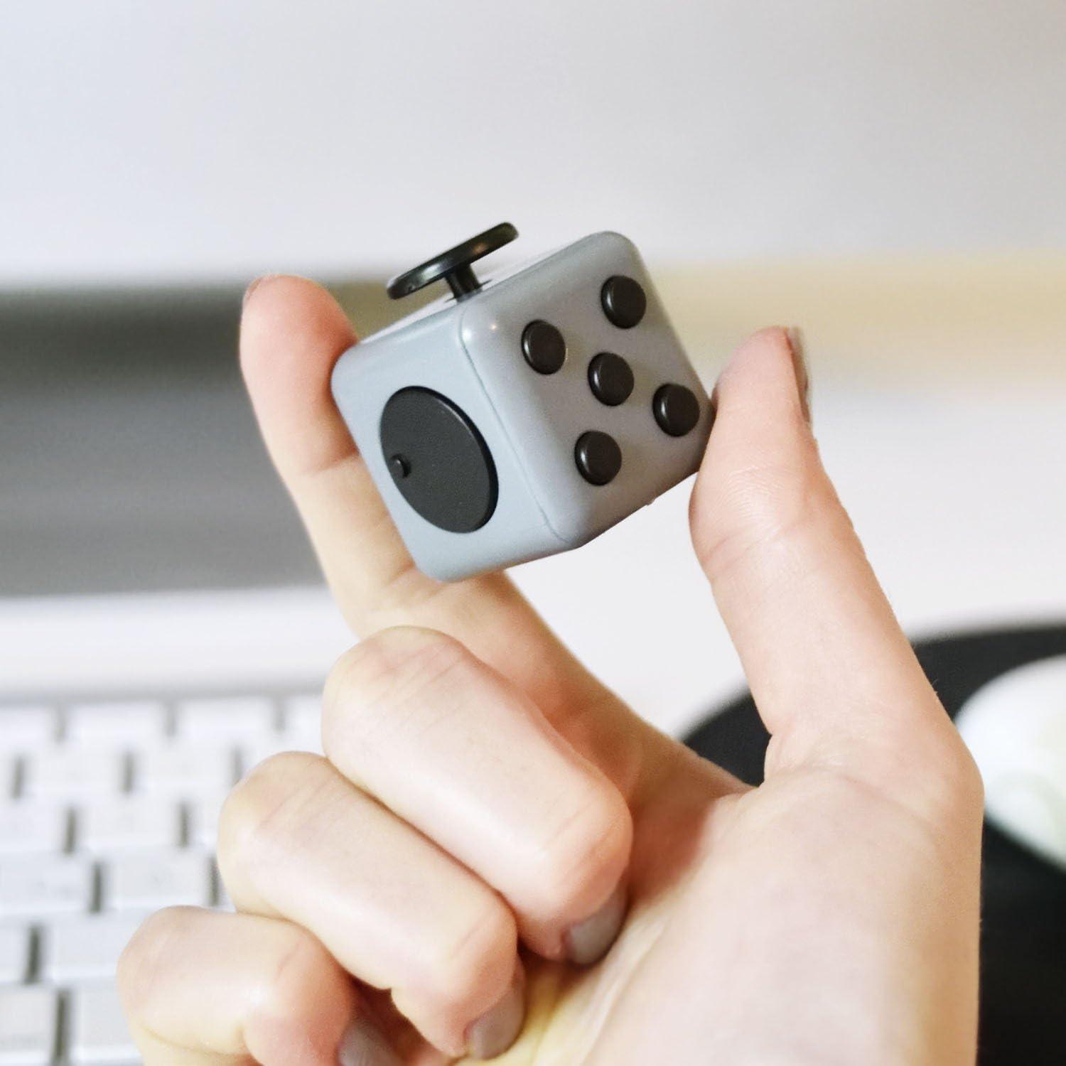 Игрушка-антистресс Fidget Cube с кнопками попит Серый (86915593) - фото 2