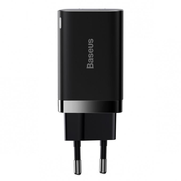 Сетевое зарядное устройство Baseus Super Si Pro Quick Charger Type-C+USB 30W - фото 5