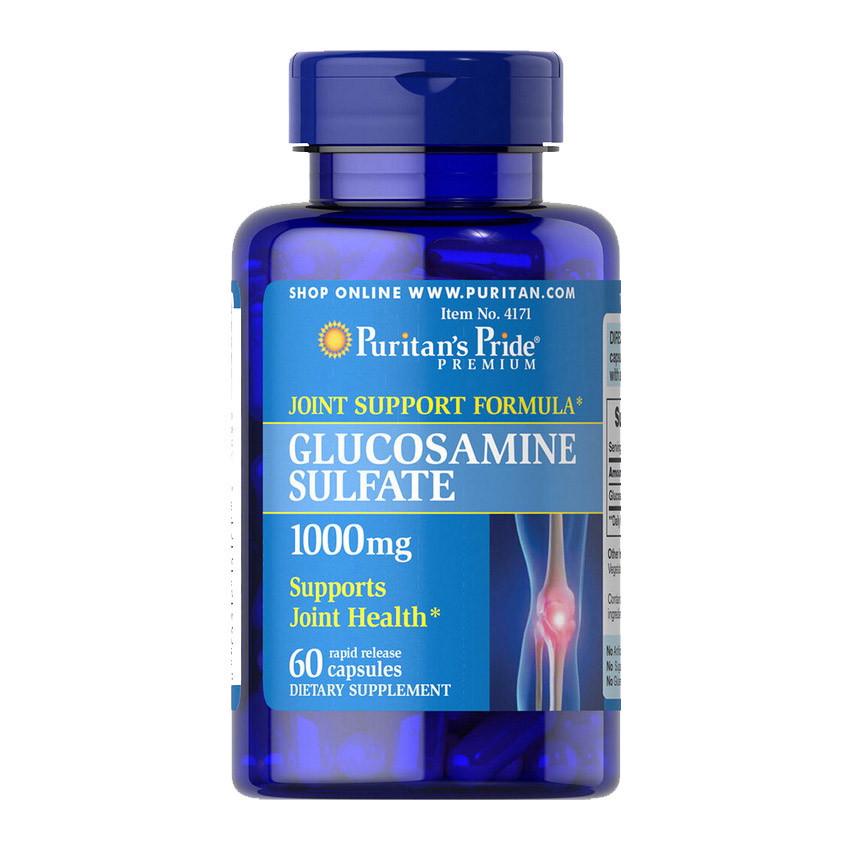 Глюкозамін Puritan's Pride Glucosamine Sulfate 1000 мг 60 капс. (09864-01)