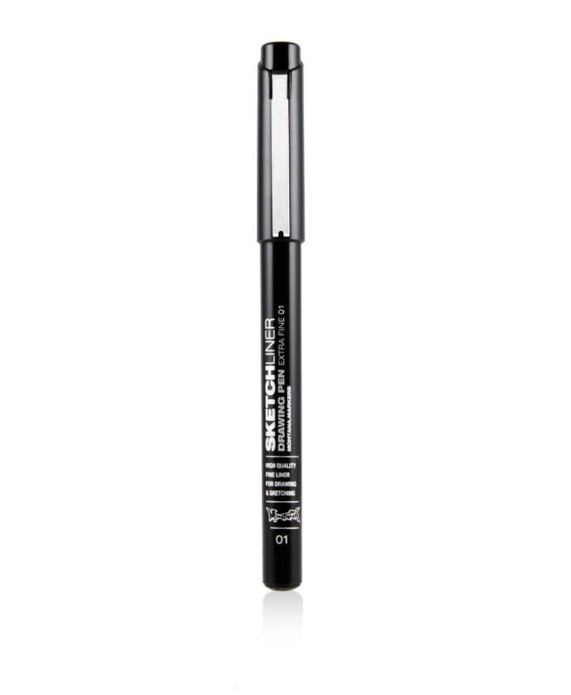 Маркер для эскизов Montana Sketch Liner 01 мм (337260)
