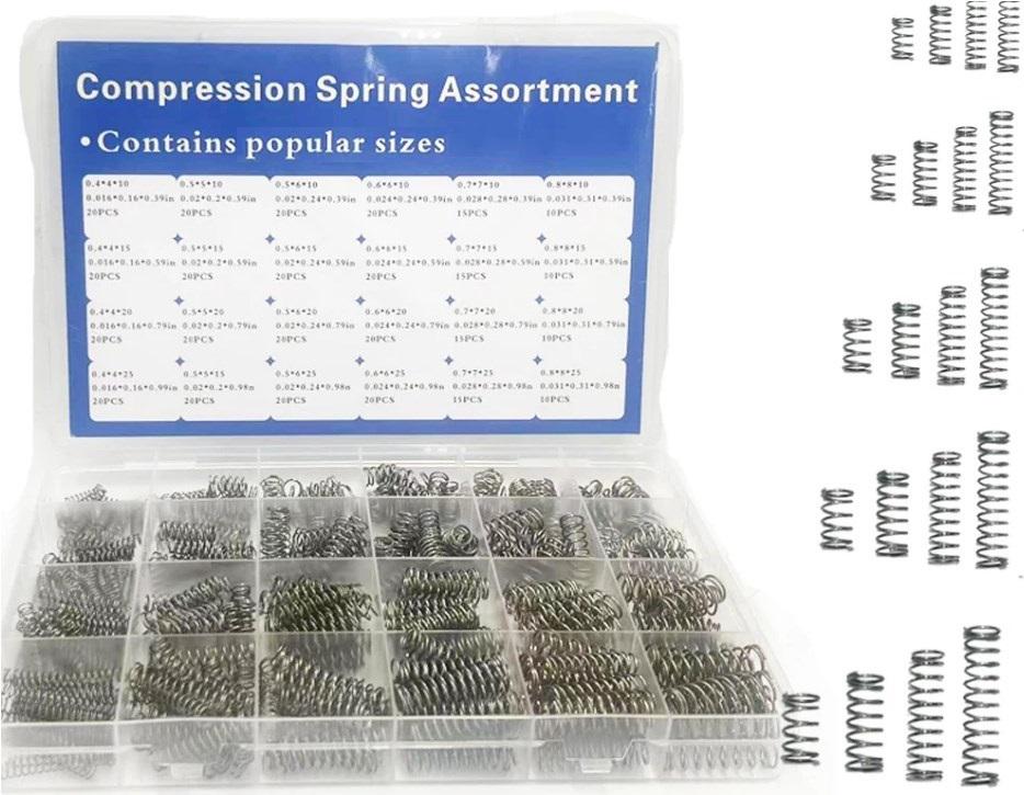 Набор пружинок сжатия 420 шт. (SP-068420) - фото 9